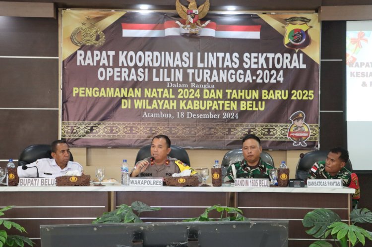 Nataru di Depan Mata, Polres Belu Undang Instansi Terkait Gelar Rakor Lintas Sektoral Operasi Lilin Turangga 2024.36 Nataru di Depan Mata, Polres Belu Undang Instansi Terkait Gelar Rakor Lintas Sektoral Operasi Lilin Turangga 2024