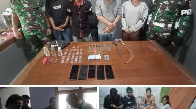Operasi Tangkap Tangan, Kodim 1608/Bima Berhasil Ringkus 4 Terduga Bandar Narkoba (War on Drugs lanjutan 2)