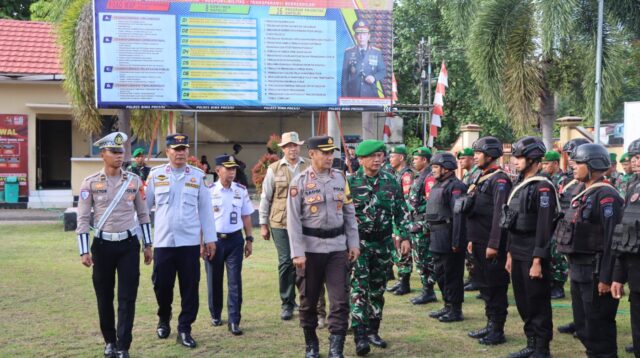 Persiapan Operasi Lilin Rinjani 2024, Polres Bima Apel Gelar Pasukan