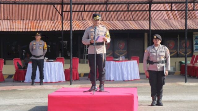 Polres Sumba Barat Gelar Upacara Operasi Lilin Turangga 2024