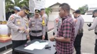 Cegah Penyalahgunaan Senjata Api, Kapolres Belu, AKBP Benny Miniani Arief Cek Senjata Api dan Amunisi Dinas Anggota