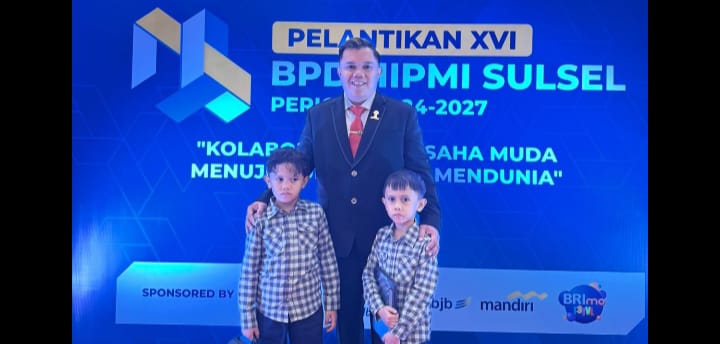 DPD HIPMI Sulsel Dilantik, H Rachmat Hidayat J Resmi Pemimpin Kompartemen Energi Bidang III