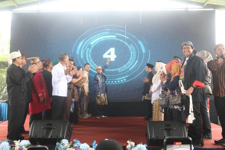 Di Kecamatan Nagrak, Mentri Desa PDT LAUNCHING Pemuda Pelopor Desa