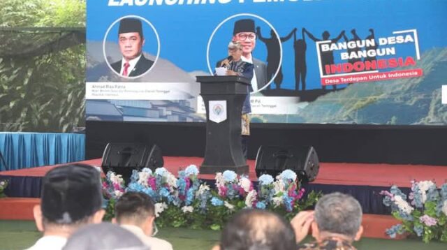 Di Kecamatan Nagrak, Mentri Desa PDT LAUNCHING Pemuda Pelopor Desa