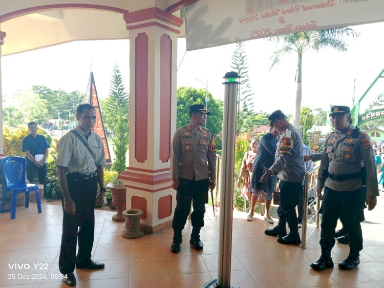 Polres Sumba Barat Siapkan Metal Detector untuk Amankan Ibadah Natal 2024