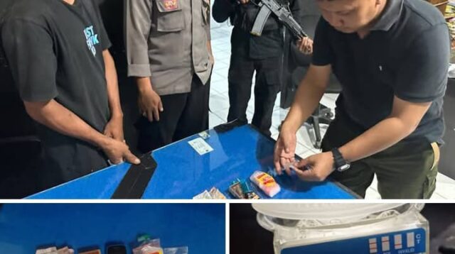 Danramil 1614-06/Manggelewa dan Kapolsek Berhasil Menangkap Terduga Pengedar Narkoba