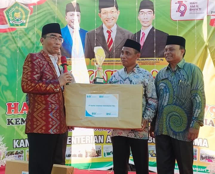 Tasyakuran HAB Ke-79 Kemenag Kabupaten Bima, H. Mujiburrahman: Dorong Pendidikan Berbasis Cinta dan Toleransi