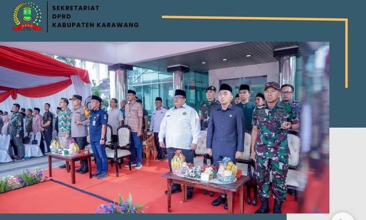 Wakil Ketua II DPRD Kabupaten Karawang Hadiri Peringatan Hari Bhakti Kementrian Agama Ke 79 dengan Tema " INDONESIA RUKUN MENUJU INDONESIA EMAS "