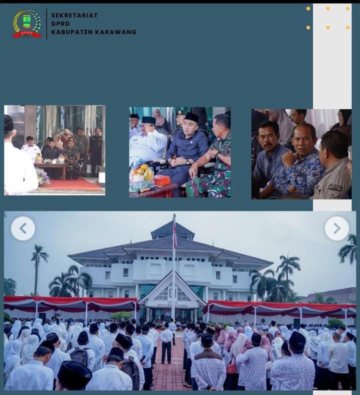 Wakil Ketua II DPRD Kabupaten Karawang Hadiri Peringatan Hari Bhakti Kementrian Agama Ke 79