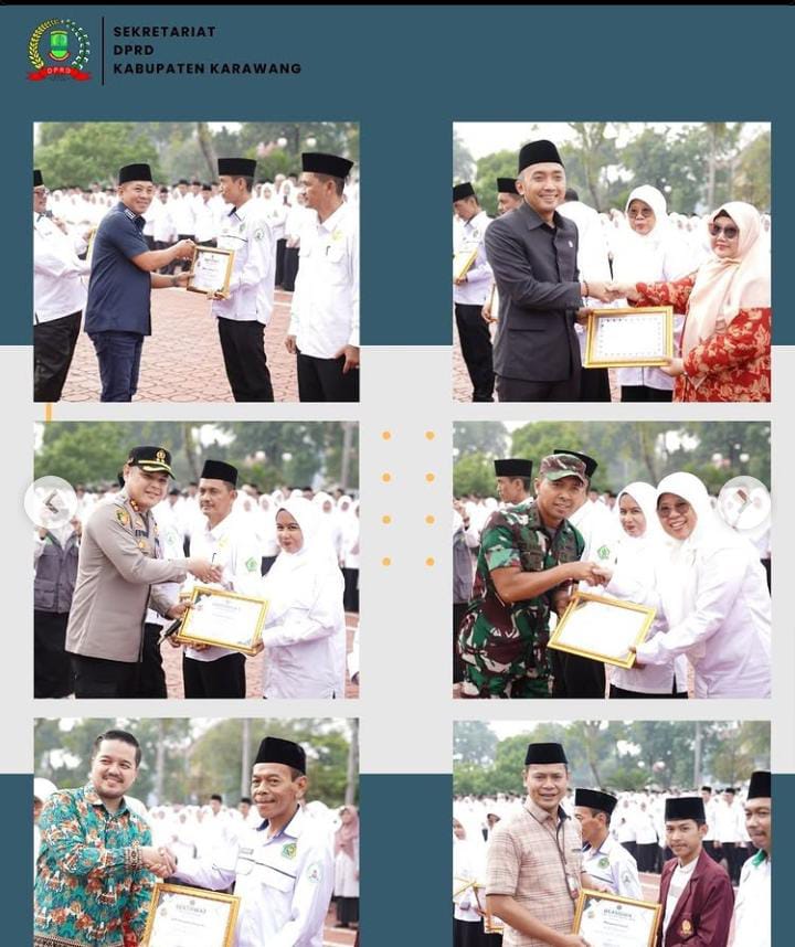 Wakil Ketua II DPRD Kabupaten Karawang Hadiri Peringatan Hari Bhakti Kementrian Agama Ke 79