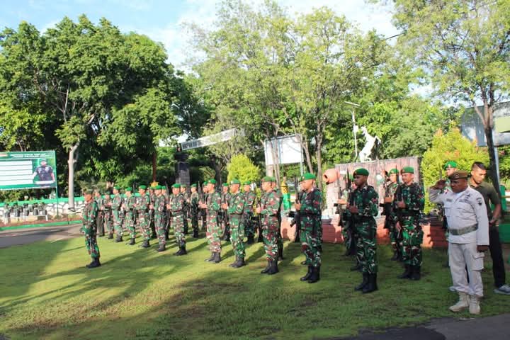 Kodim 1601/Sumba Timur Gelar Upacara Bendera Awal Tahun