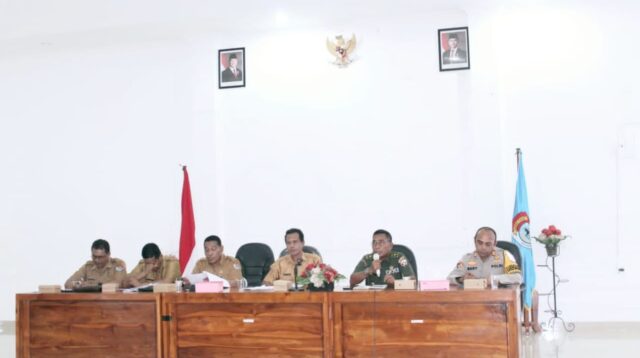 Kasdim Sumba Timur Dandim, Hadiri Rakor Pembahasan Penanganan Bencana