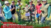 Melestarikan Alam, Danramil 1608-05/Wawo Pimpin Kegiatan Safari Menanam