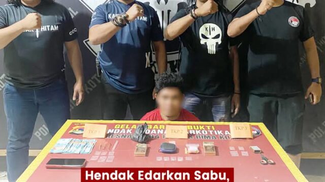 Pengedar Narkoba Asal Kampung Sarae Diringkus Tim Kaisar Hitam