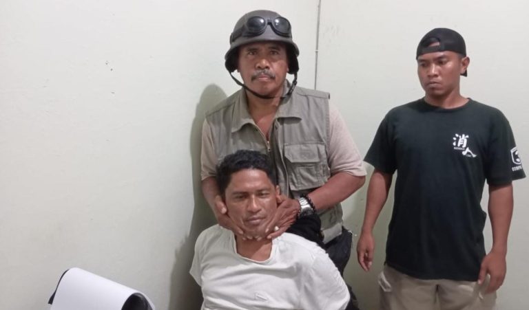 Bandar Narkoba Asal Tambe DPO Polda NTB Ini Bertekuk Lutut Tak Berdaya Saat Ditangkap Polsek Bolo