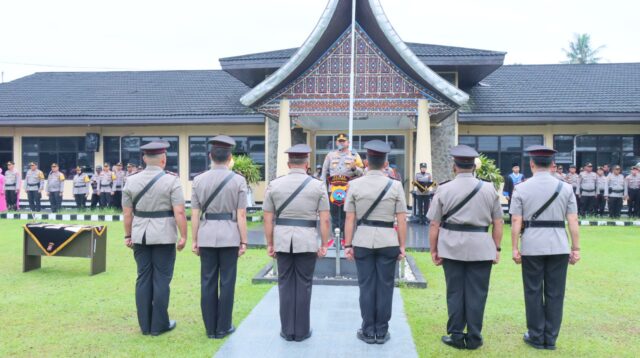 Jabatan Kasat Lantas, Kasat Intelkam dan Kasat Samapta Di Polres Payakumbuh Diserah Terimakan Hari Ini