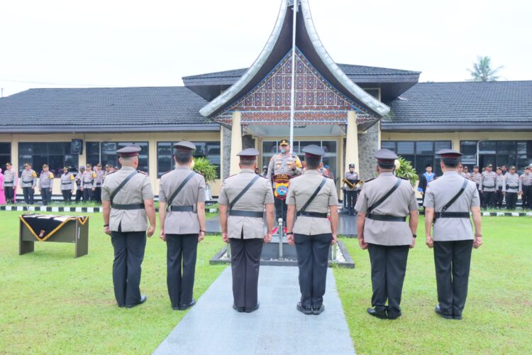 Jabatan Kasat Lantas, Kasat Intelkam dan Kasat Samapta Di Polres Payakumbuh Diserah Terimakan Hari Ini