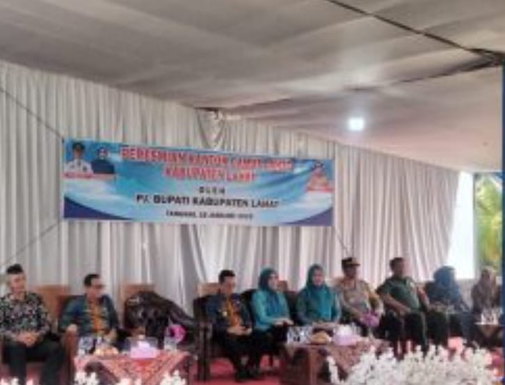 PJ Bupati Lahat Hadiri Peresmian Gedung Kantorcamat Kota Lahat