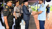 Bey Machmudin Hadiri Upacara Sertijab  Dankoharmatau dan Komandan Kopasgat