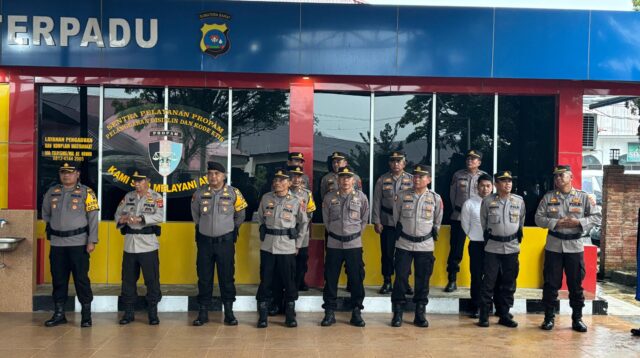 Kapolres 50 Kota Pimpin Sertijab Wakapolres, Kapolsek pangkalan,Kasat Resnarkoba, Kasat Lantas