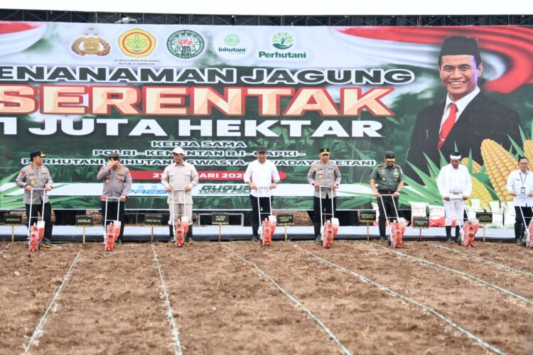 Bey Machmudin Hadiri Launching Gerakan Penanaman Jagung 1 Juta Hektare di Subang, Jawa Barat sebagai Model Nasional