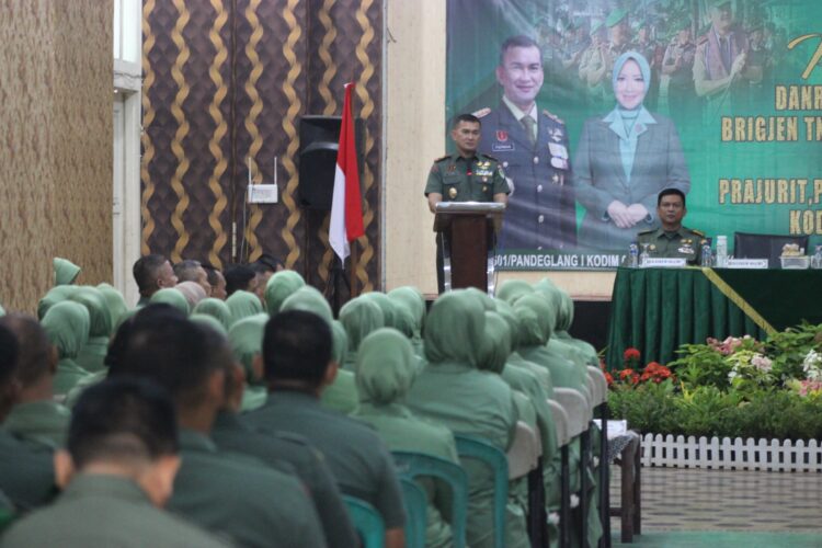 Jelang Pindah Satuan, Danrem 064/Maulana Yusuf Kunjungi Kodim 0601/Pandeglang