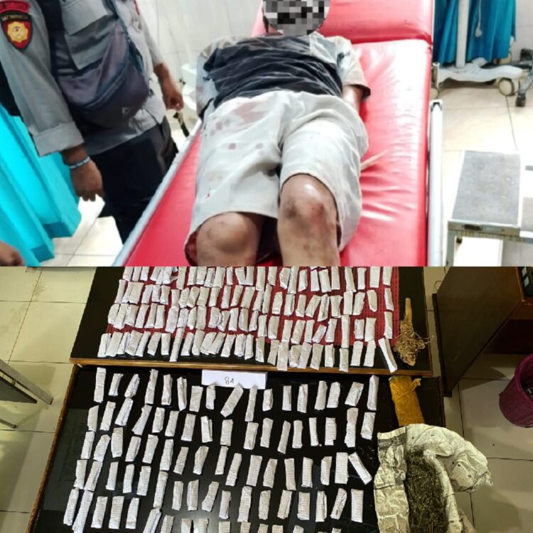 Polres Lahat Berhasil Ungkap Kasus Peredaran Ganja Satu Personil Gugur