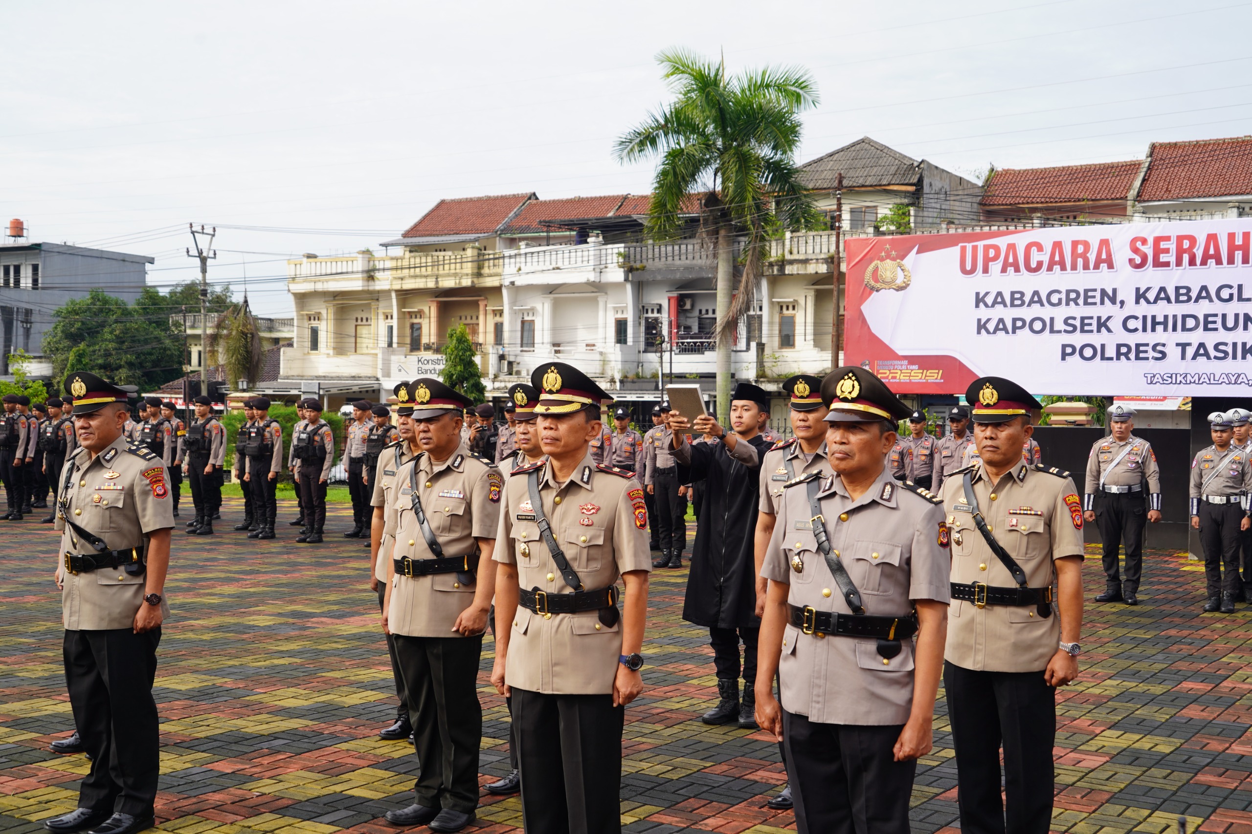 Kapolres Tasikmalaya Kota Pimpin Sertijab Kabagren