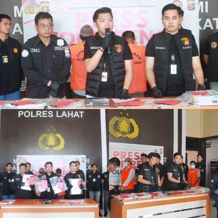 Tipikor Polres Lahat Amankan 2 Pelaku Korupsi Dana Desa