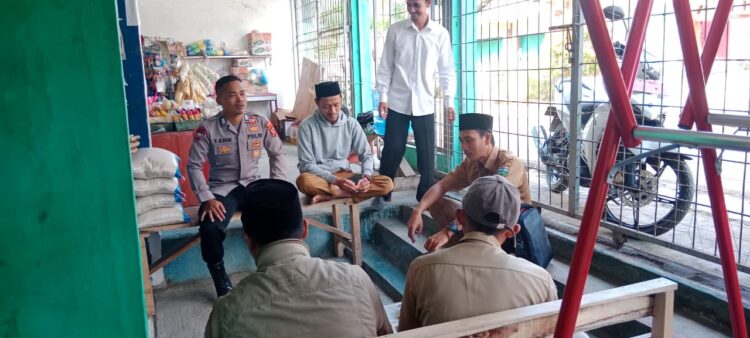 Brigadir Yusup Hamdani Gelar Kerkom Bersama Kepala Desa Ciptakan Suasana Kondusif