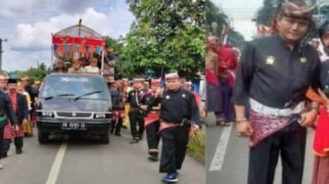 Wakil Ketua Panglima Penggittokh Alam Mirja YB Dukung Pakaian Adat Dan Bahasa Tanggamus
