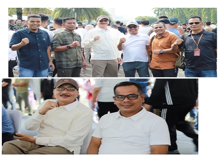 Bupati' Hendrajoni dan 'Wakil Bupati' Risnaldi Hadir Di Monas