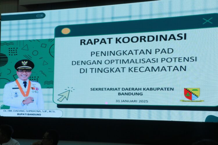 Pemkab Bandung Gelar Rakor Optimalkan Potensi PAD di Tingkat Kecamatan