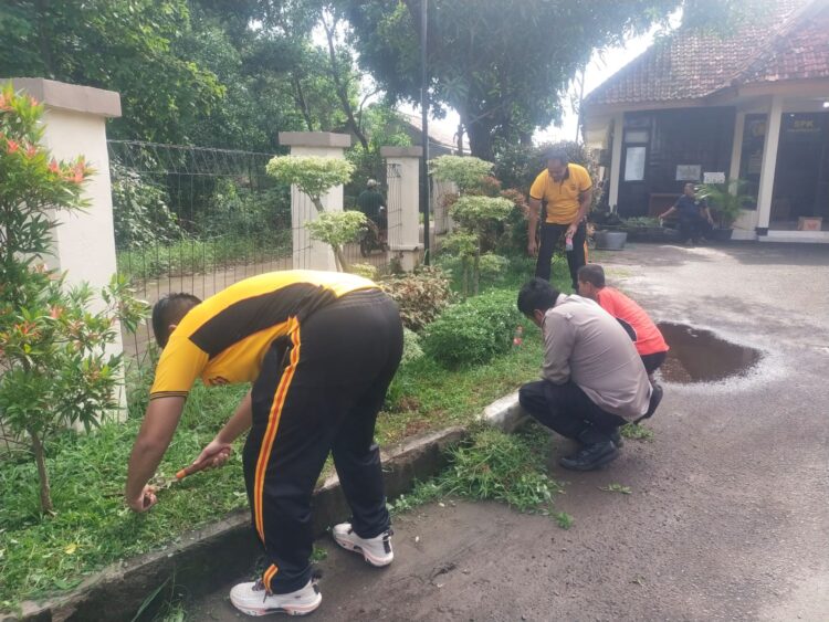 Demi Kenyamanan Mako Polsek Kotabaru Lakukan Korve Bersama yang Dipimpin Kapolsek