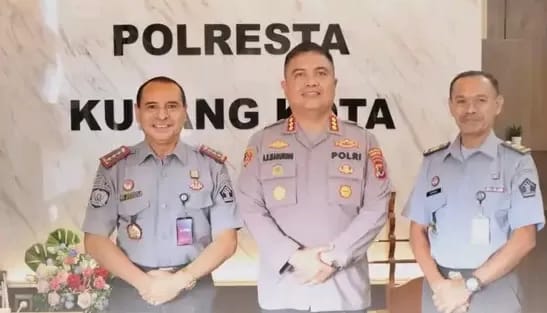 Pererat Sinergi Jaga Kamtibmas, Lapas Kelas IIA Kupang Kunjungi Polresta Kupang Kota