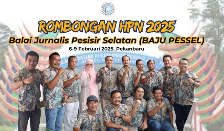 12 Anggota Balai Jurnalis Kabupaten Pessel Sumbar Hadiri HPN 2025 di Pekanbaru