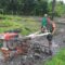 Siapkan Lahan Pertanian, Babinsa Koramil 06/Karera Terjun Kesawah Bantu Warga