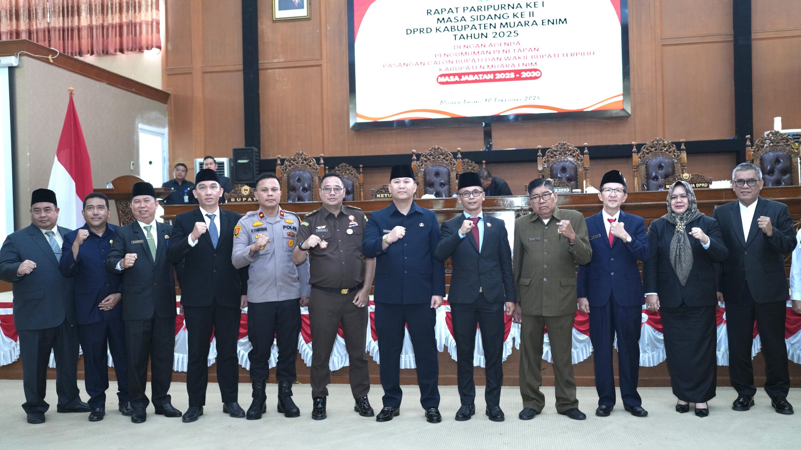 DPRD Kabupaten Muara Enim Gelar Rapat Paripurna