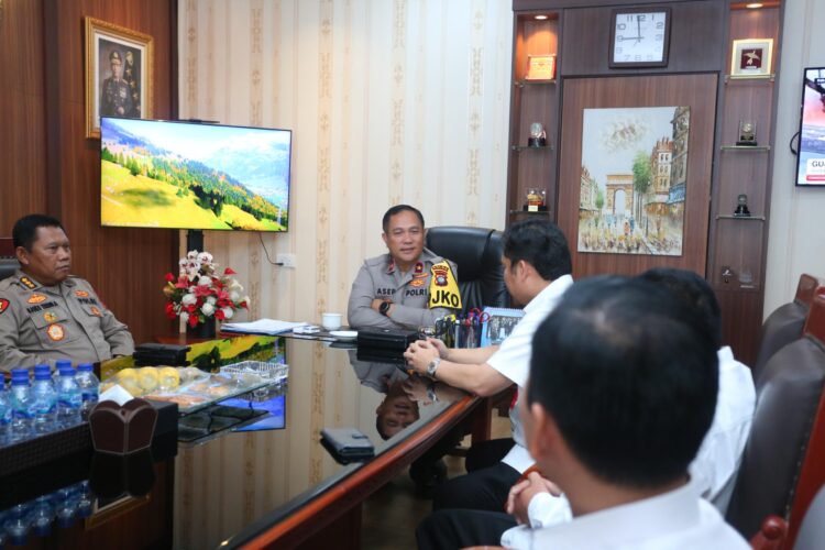 Jalin Silaturahmi Kapolda Kepri Terima Audiensi Kakanwil BPN Kepri