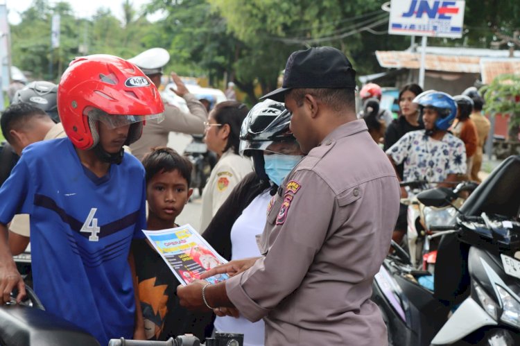 Polres Sumba Timur Gelar Operasi Keselamatan Turangga 2025: Menjaga Kamseltibcarlantas dengan Pendekatan