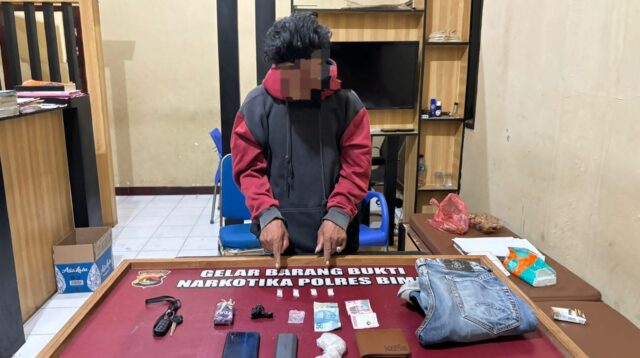 Satres Narkoba Polres Bima Meringkus Pelaku Pengedar Shabu Di Sampungu, BB 4,36 Gram Diamankan