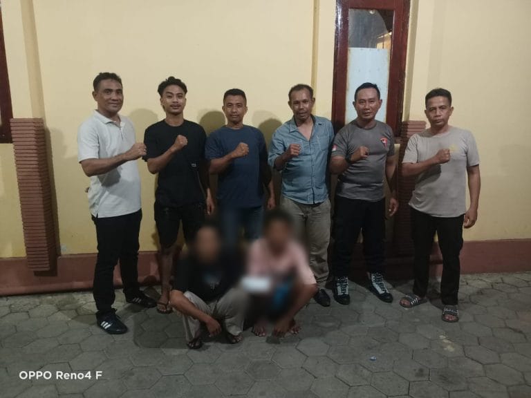 Diduga Mencuri Hp Dua Terduga Pelaku Diamankan Polsek Asakaota