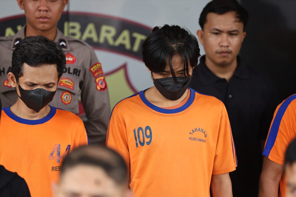 Polres Karawang Ungkap Kasus Tindak Pidana Penipuan Sepeda Motor