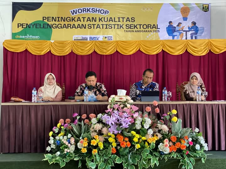 Penyelenggaraan Statistik Sektoral Diskominfosan Kabupaten Sukabumi Optimalkan Peningkatan Kualitas