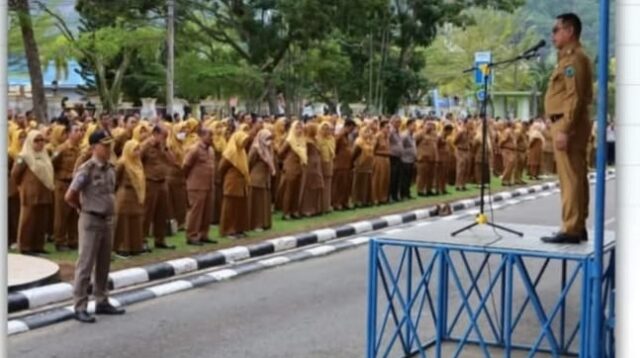 Wabup Pessel Risnaldi Ibrahim Kutip Pramoedya Ananta Toer Saat Apel Perdana: Jadilah Bagian dari Sejarah