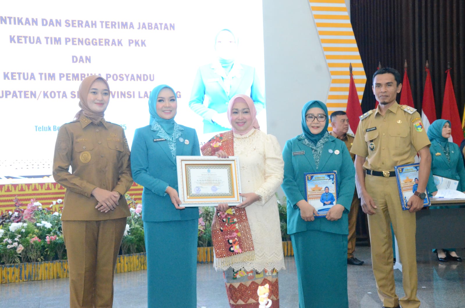 Ketua Tp Pkk Sekaligus Ketua Tim Pembina Posyandu Kabupaten Tanggamus Resmi Dilantik