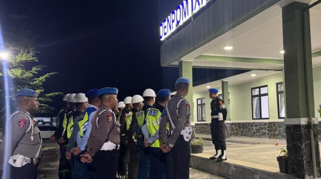 Dandenpom IX/1 Kupang Pimpin Operasi Penegakan Disiplin TNI-Polri di NTT