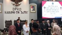 Sertijab Bupati dan Wakil Bupati  serta Sidang Paripurna DPRD Kabupaten  Blitar Dihadiri Sekda Provinsi Jatim