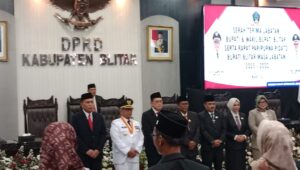 Sertijab Bupati dan Wakil Bupati  serta Sidang Paripurna DPRD Kabupaten  Blitar Dihadiri Sekda Provinsi Jatim