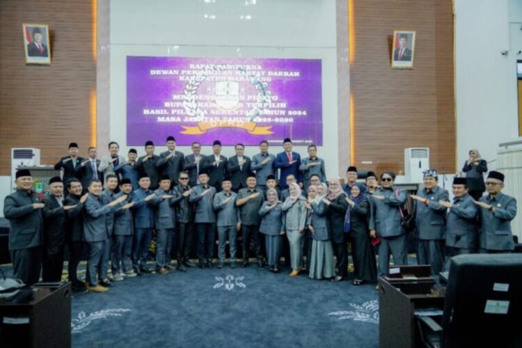 DPRD Kabupaten Karawang Gelar Rapur Dengan Agenda Penyampaian Pidato Bupati